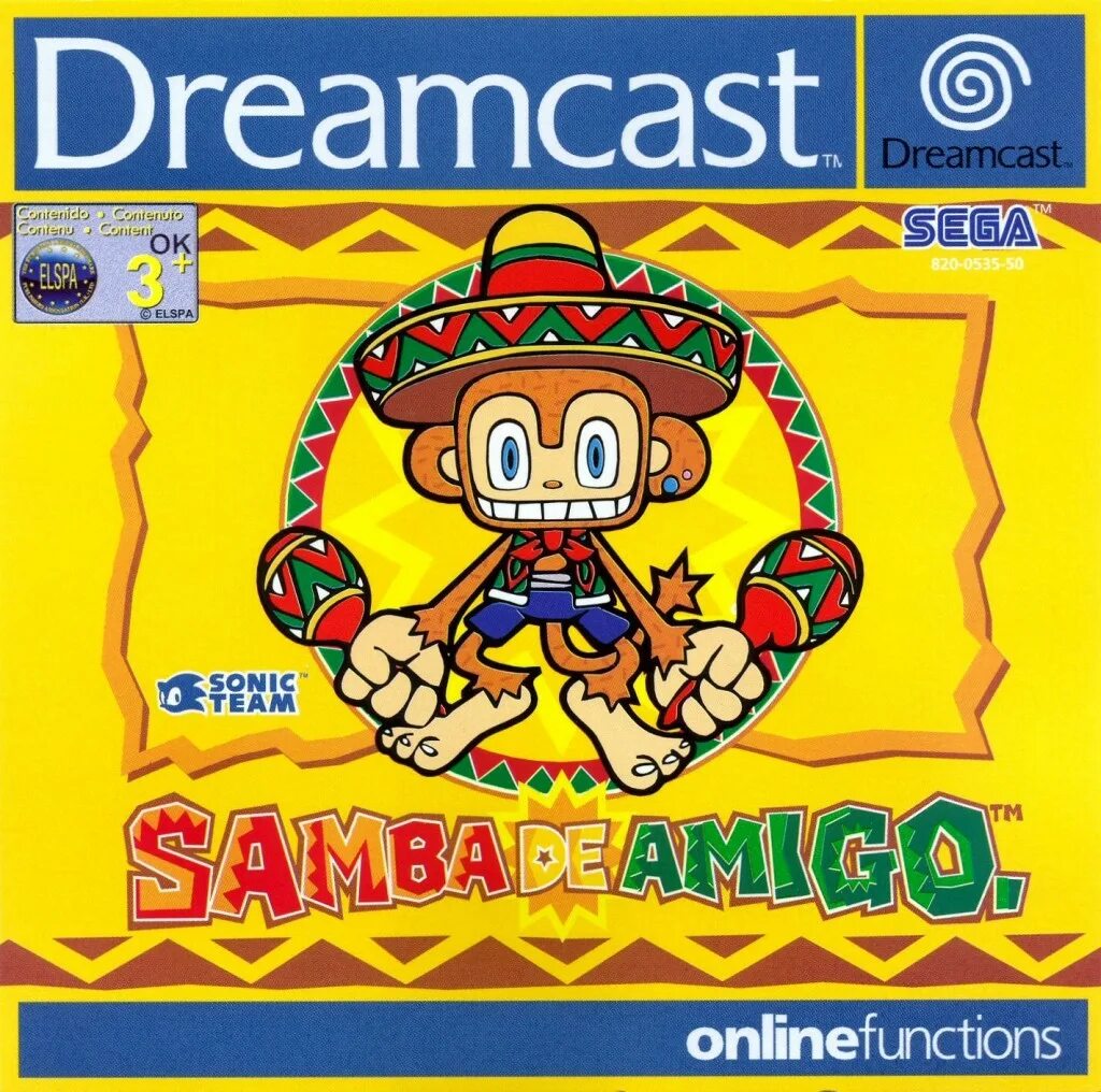 Samba de. Самба де амиго. сега дримкаст 2000. samba de amigo dreamcast обложка. amigo сега.