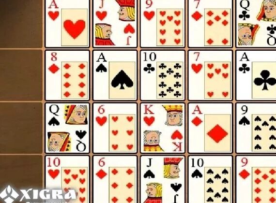 Пасьянс «коврик». Игра пасьянс коврик. Коврик для карточных игр. Простые карточные игры 36 карт.