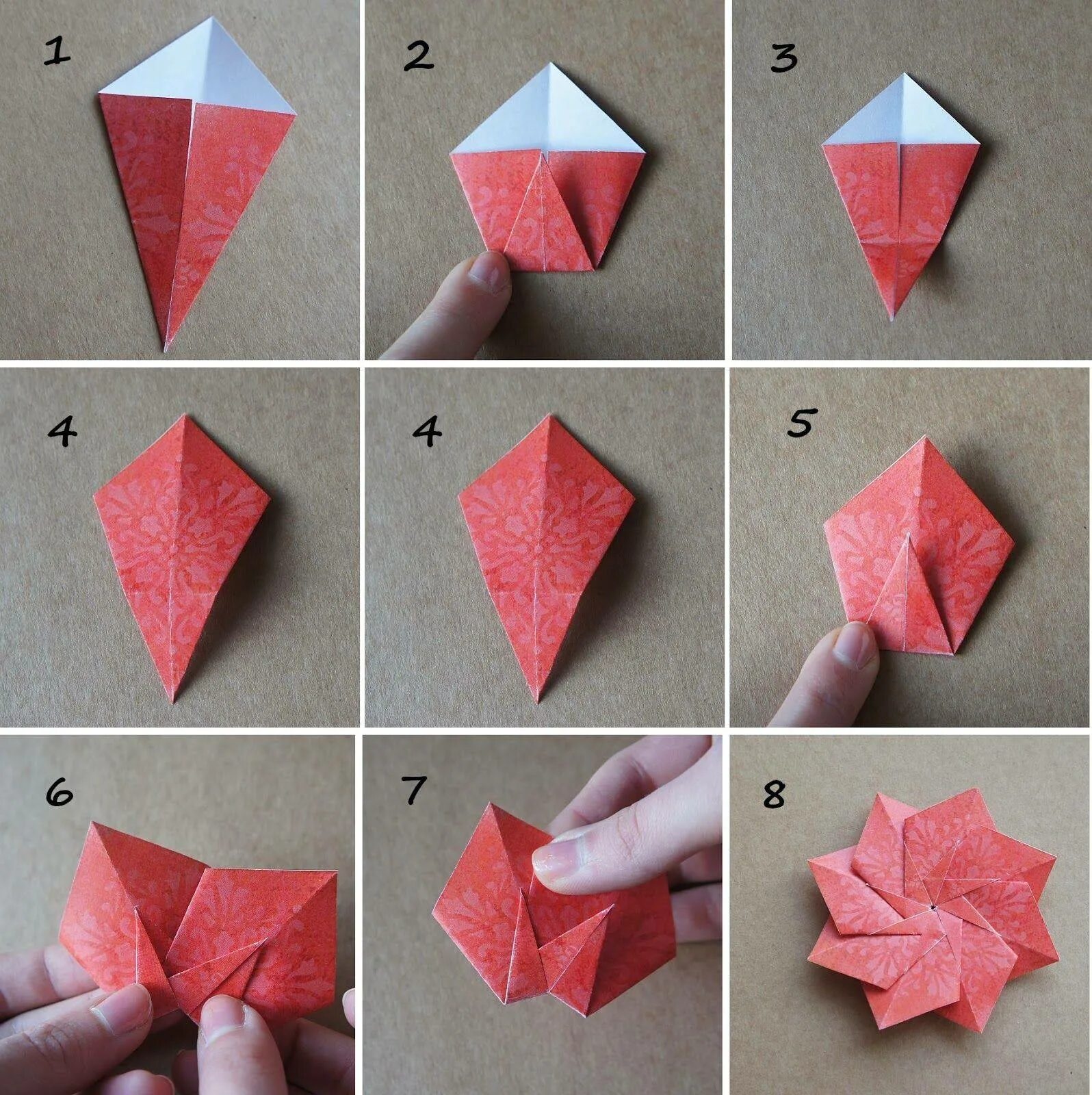Что можно сделать из а 4. Оригами цветок. Оригами из бумаги цветы. Оригами красивые и легкие. Цветы оригами плоские.