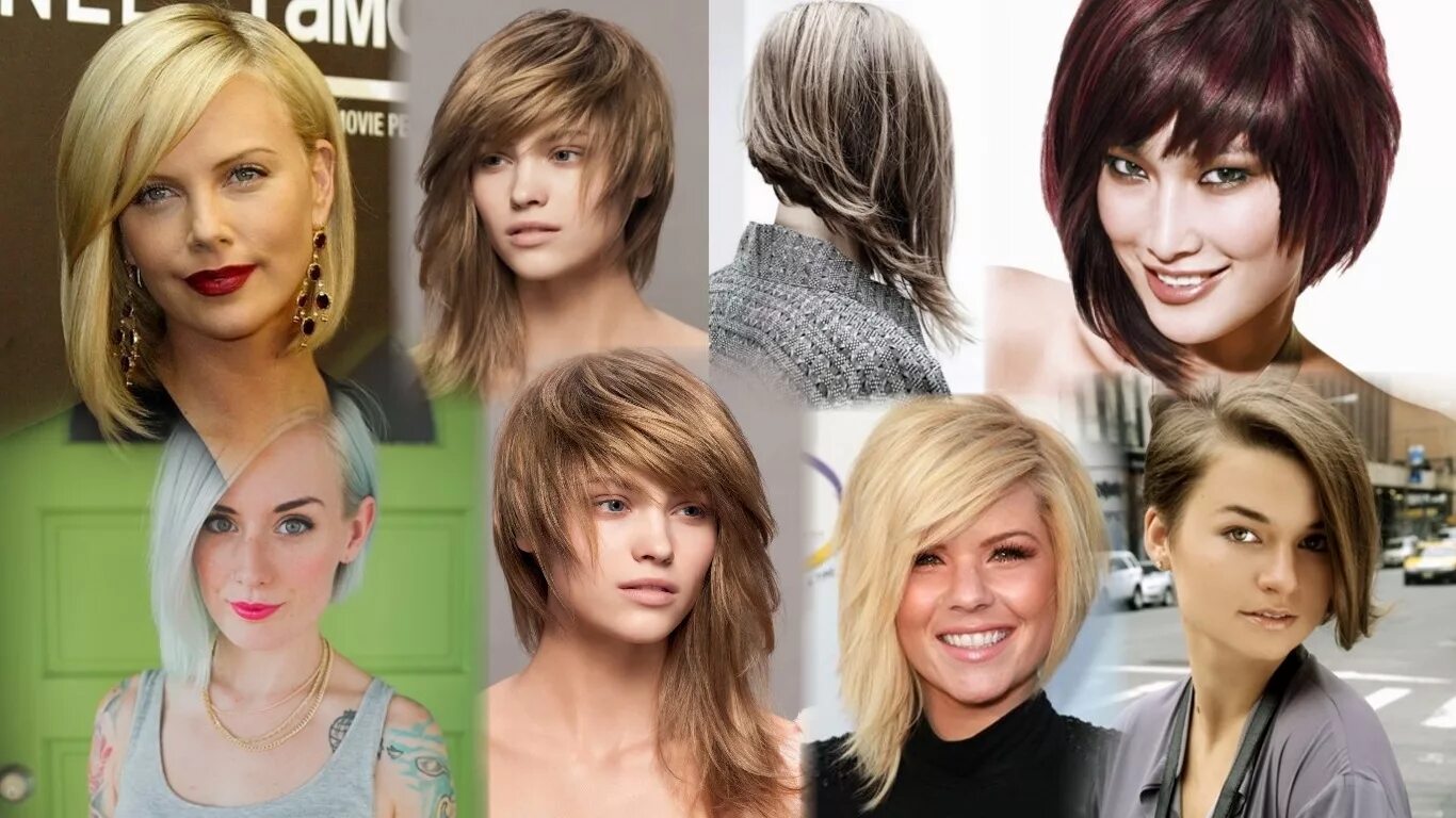 Стрижки 2024 на тонкие волосы женские средние