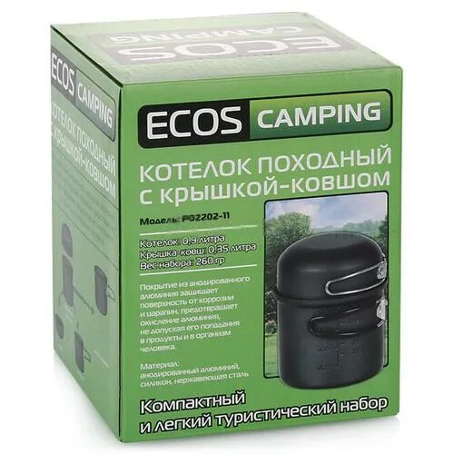 Котелок Экос 1 литр туристический. Котелок Экос котелок походный. Ecos 20 л., GB-68. Ecos Camping посуда. Ecos camping