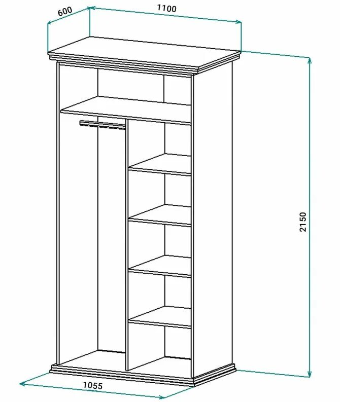 Двухстворчатый шкаф размеры. Глубина шкафа с полками для одежды. Шкаф Размеры. Стандартная глубина шкафа. Шкаф для одежды чертеж.