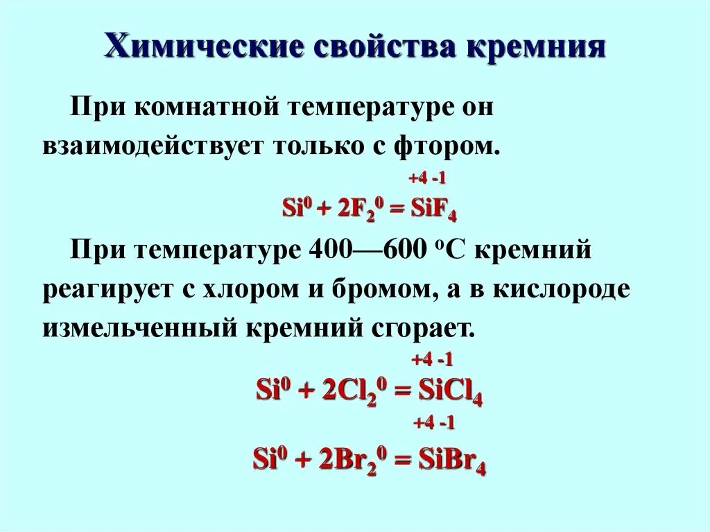 Кремний урок 9 класс. Реакции с кремнием 9 класс. Опишите химические свойства кремния. Химические савойствакремния. Химическая характеристика кремния.