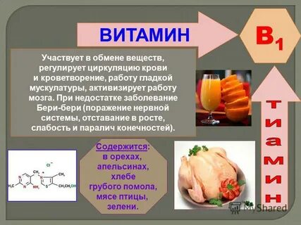 Бери бери витамин