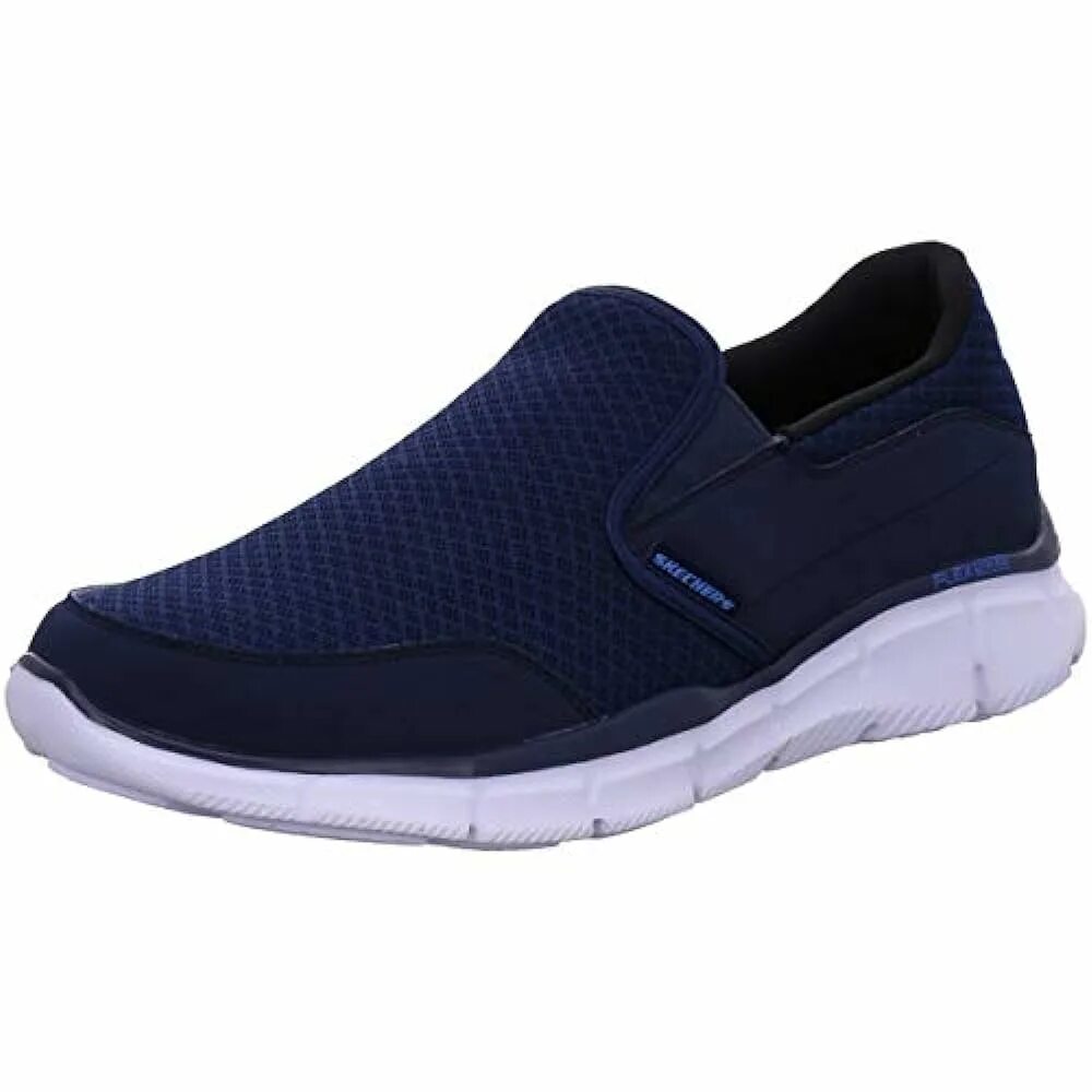 Кроссовки без шнурков. Skechers 51361. Skechers NVY. Skechers 210029 NVY. Мокасины скетчерс мужские.