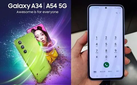 Samsung a 54 экран