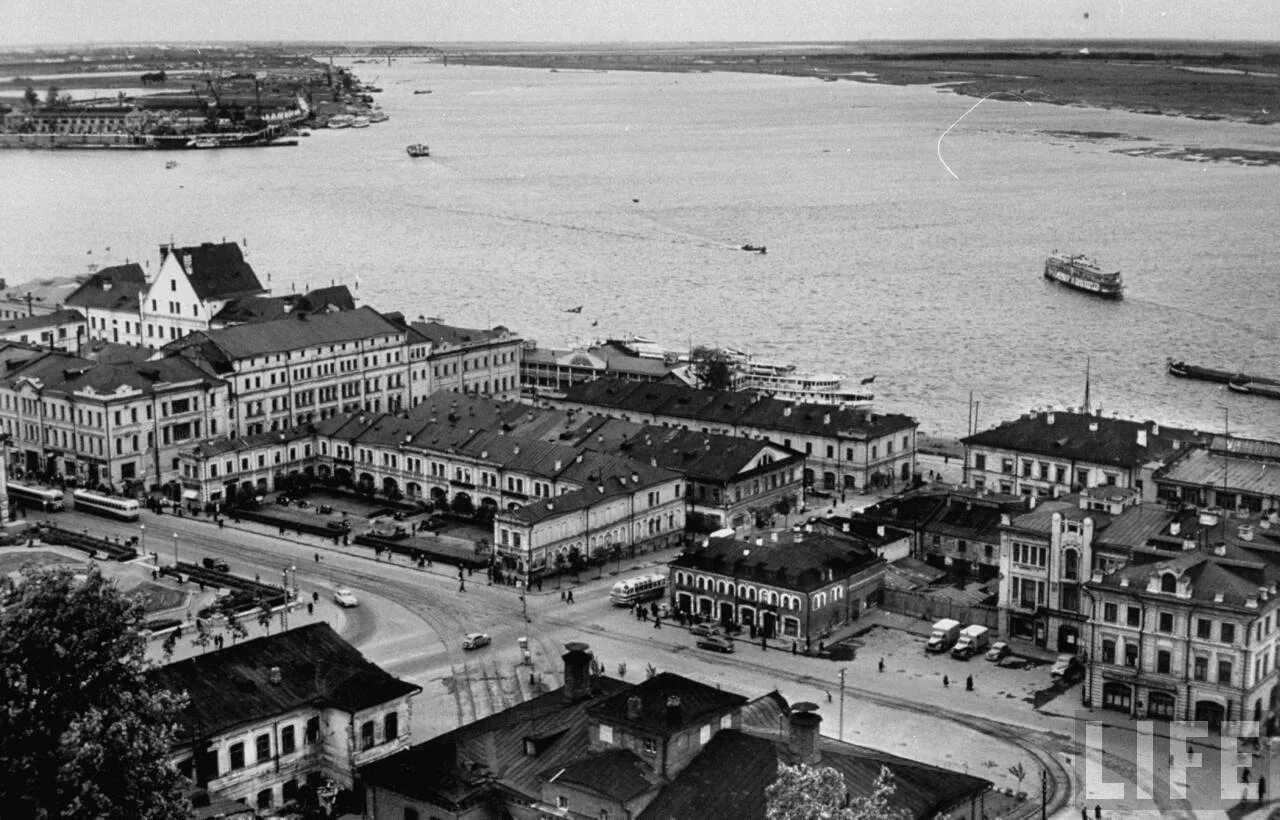 улица стрелка нижний 1930 г. горьком. чернецовы путешествие по волге. город горький нижний новгород. сормовский парк нижний новгород зима.