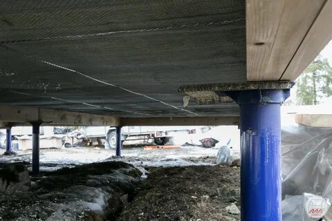 Полы на сваях как правильно сделать