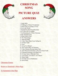 Christmas quiz ответы