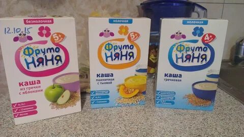 Жидкие каши фрутоняня