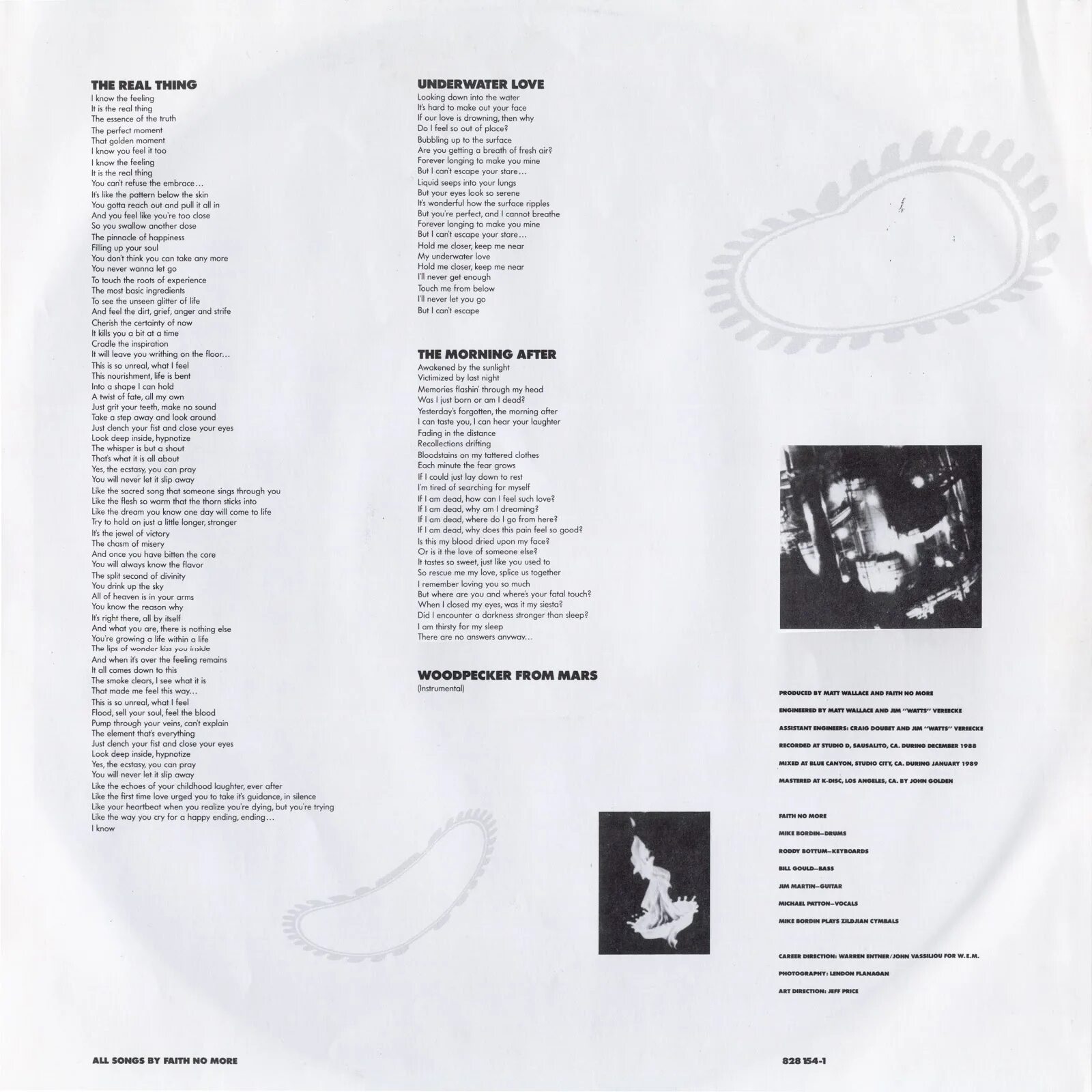 The only know for real текст. Faith no more &quot;the real thing&quot;. the real thing (1989). faith no more the real thing lp. faith no more the real thing (1989 г.