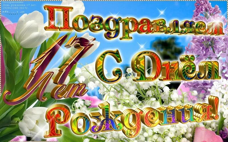 Поздравление с днем 17 летия внука. С днём рождения 17 лет. Открытка с 17 летием. Открытки с 17 летием девушке. С днем рождения внучку 17 лет.