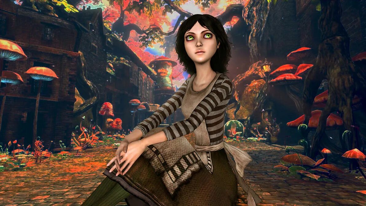 Алиса найди женщина. Alice Otherlands игра. Alice Madness Returns Чеширский кот.