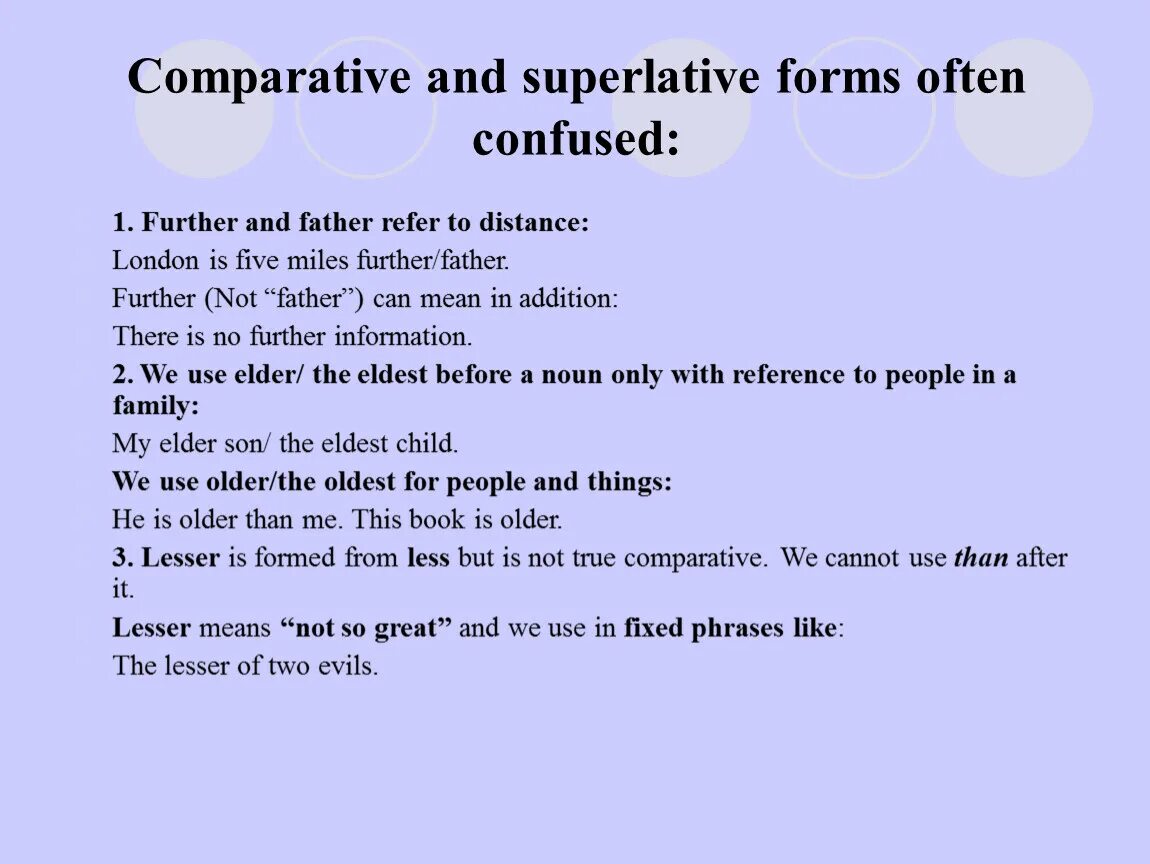 Comparative and Superlative forms often. Often Comparative and Superlative. Предложения с Comparative.