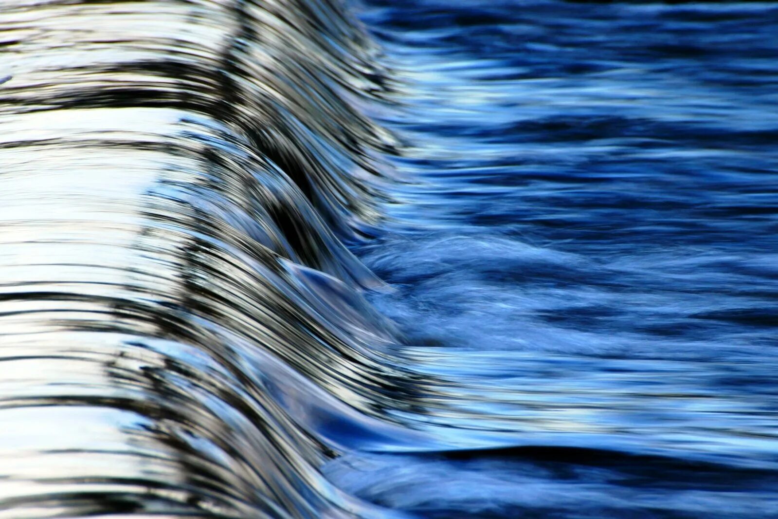 Движение воды. Текущая вода. Поток воды. Изображение воды.