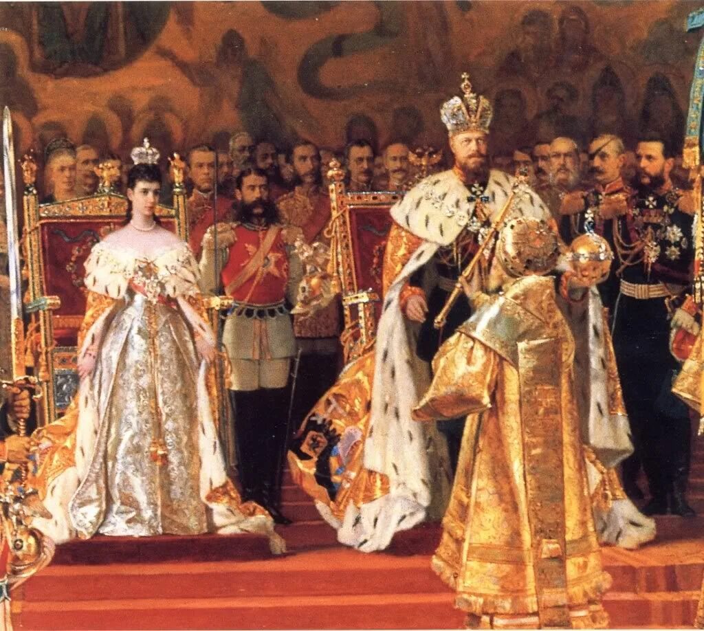 Второй престол. Коронация императора Александра III. Венчание на царство Александра 3. Жорж Беккер коронация. Александр 3 коронация.