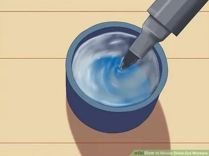 Фломастеры засохли
