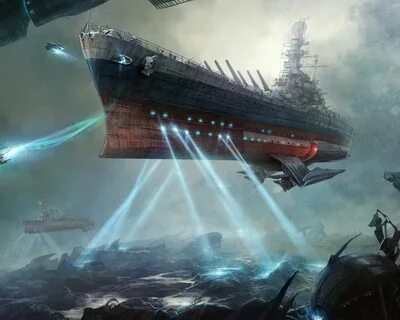 Морской бой видно корабли