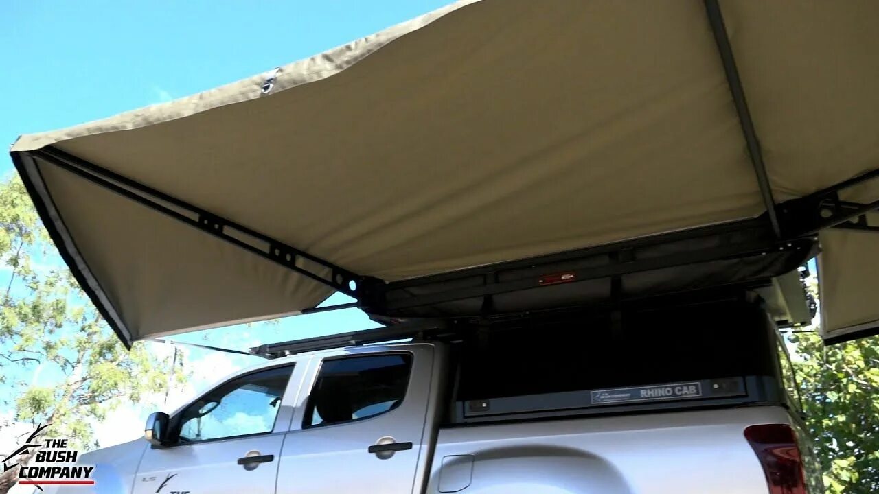 Тент max. 270 xt max awning. alu-cab canopy camper. bush company 270 heavy duty xt max.