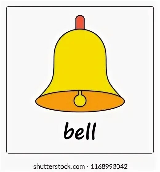 Bell по английски. Колокольчик по английскому языку. bell карточка. bell flashcards for kids. карточки на английском для детей bell.