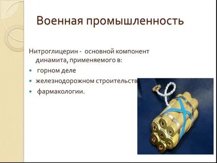 Состав динамита