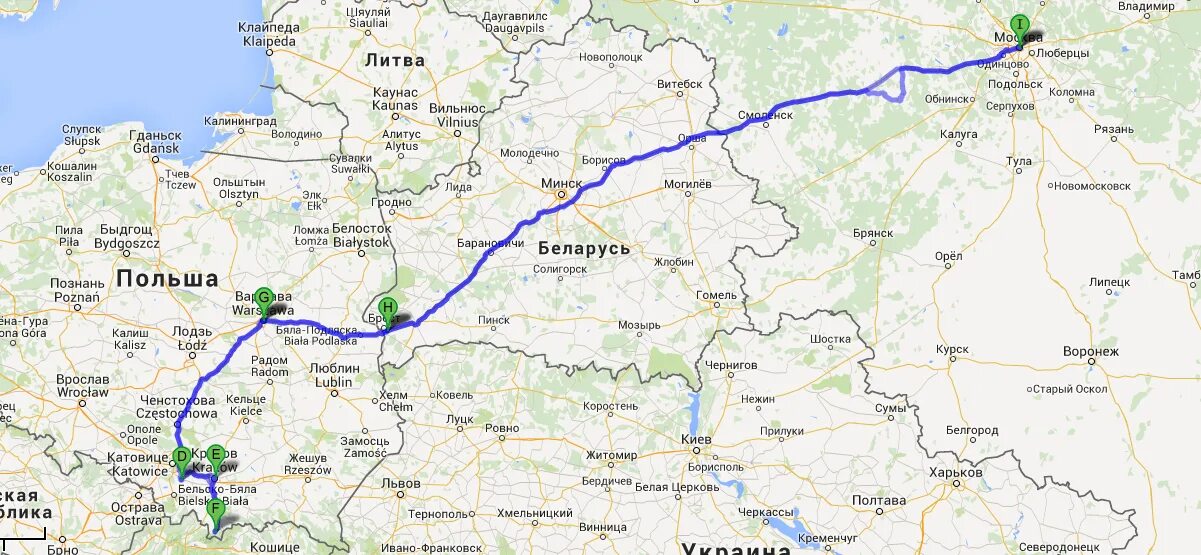 Как добраться до варшавы. Карта калининград гданьск. путь от варшавы до каунаса. хелм польша на карте. киев варшава карта.