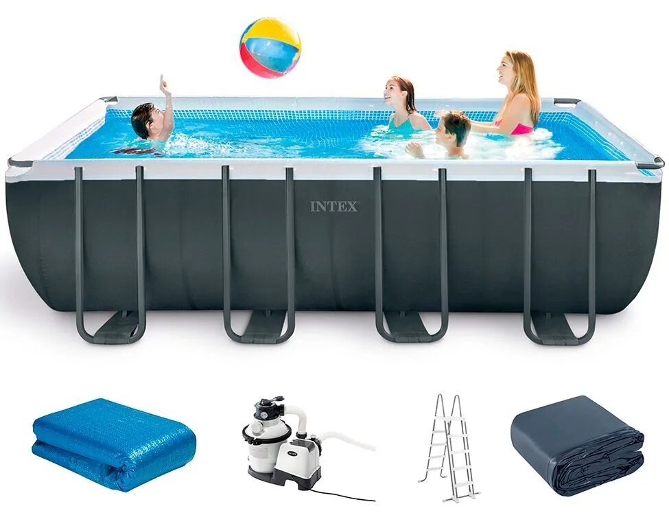 Intex ultra xtr rectangular. Каркасный бассейн intex ultra frame 26356. бассейн каркасный интекс 549х274х132. бассейн intex прямоугольный rectangular ultra frame 549х274х132. бассейн каркасный ultra xtr frame 549х274х132см.