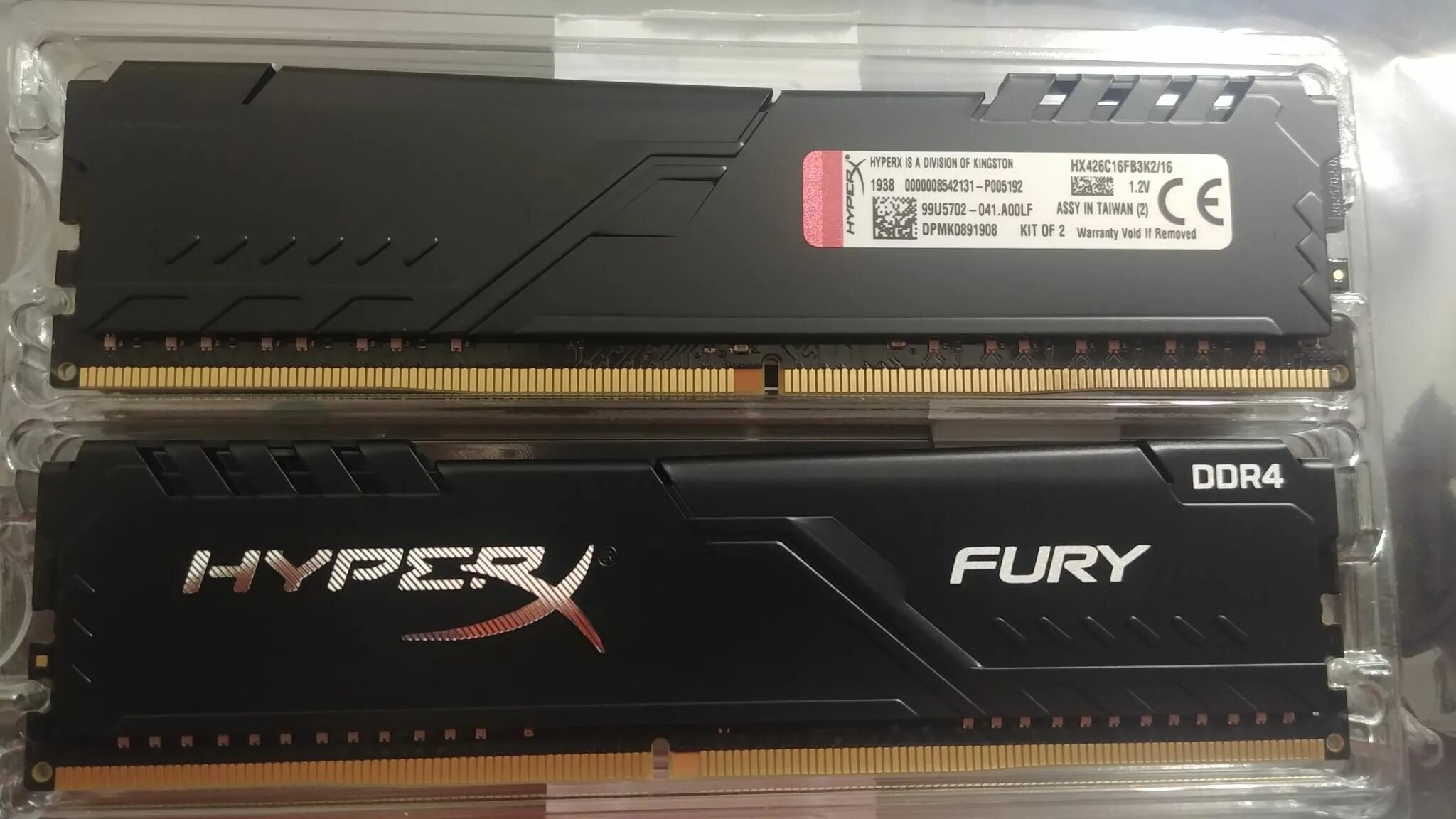 Оперативная память hyperx fury 8gb