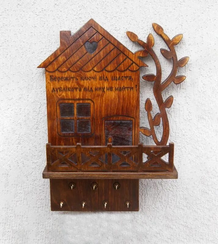 Key Holder Key Holder Wall Key Hook Key Hooks Shelving House Etsy Key holder diy