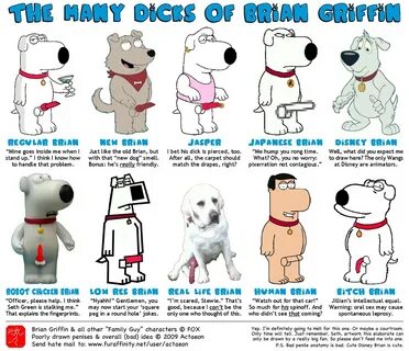 The Many Dicks of Brian Griffin (uncensored) .