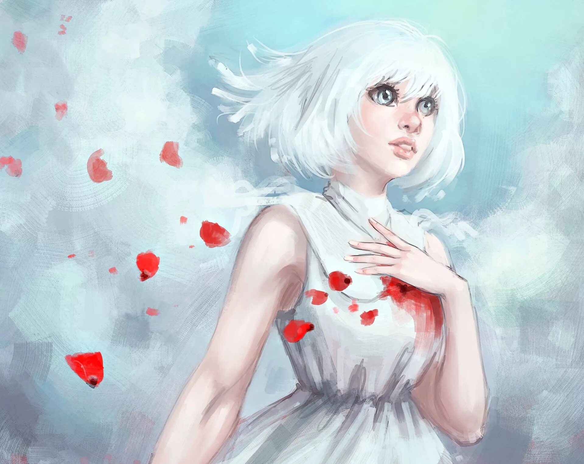 Красивая девочка с белыми волосами. Аниме с белыми волосами. Айси тенши. Девушка с белыми волосами. Длинные белые волосы.