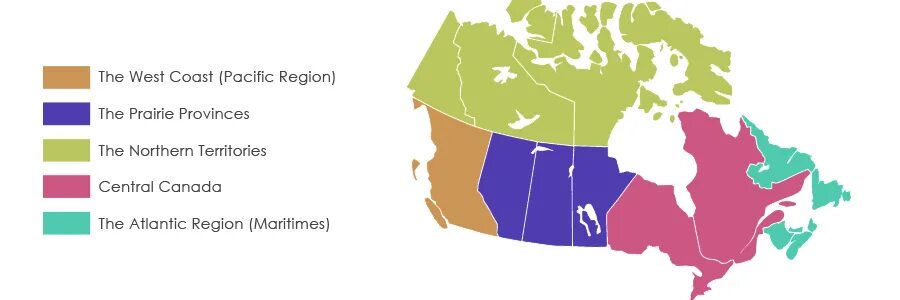 Canada Regions. Регион Канадские прерии. Регионы Канады. Прерии Канады на карте. Regions provinces