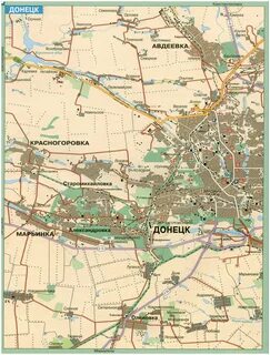 Орловка донецкая на карте