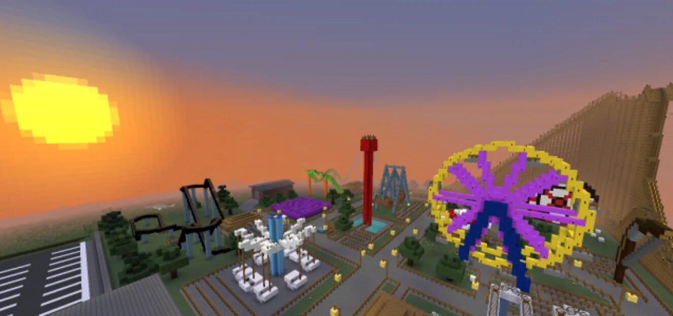 7. Парк аттракционов майнкрафт постройка. Мод на карту парк. Парк юрского периода майнкрафт карта. Майнкрафт парк юрского периода.