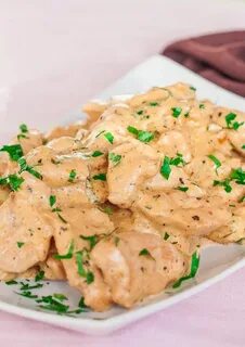 Курица в сливочном