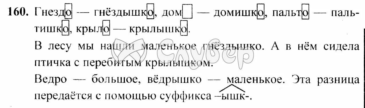 Упр 160 стр 93 русский 2. Русский язык 3 класс 2 часть номер 160. Русский язык 2 класс 160. Русский язык 3 класс 2 часть страница 94 номер 160. Русский язык 3 класс стр 94.