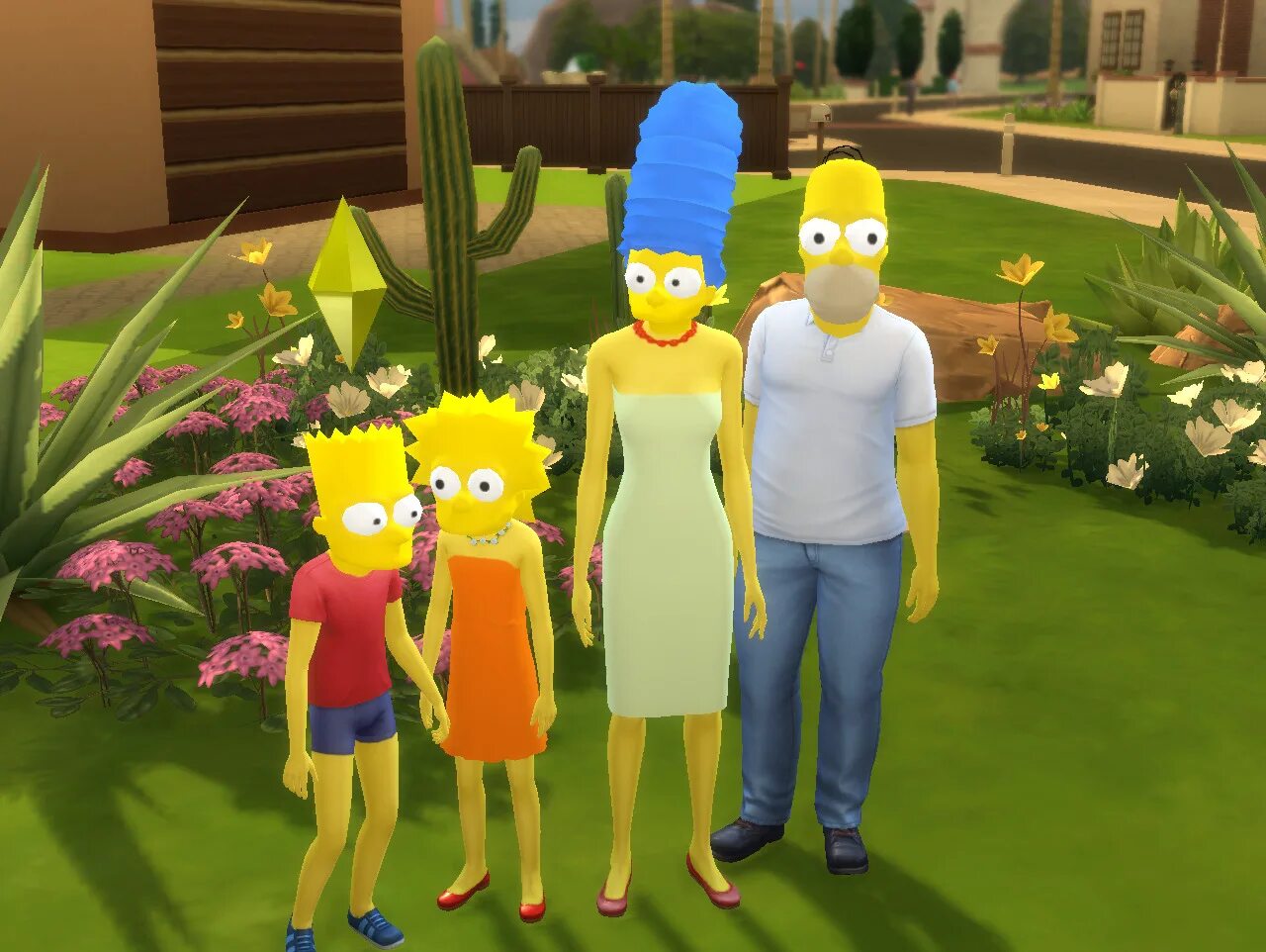 Сделайте желтую игру. Мардж симпсон в симс 4. Симпсоны в симс 4. SIMS 4 marge Simpson. Семья Симпсонов в симс 4.