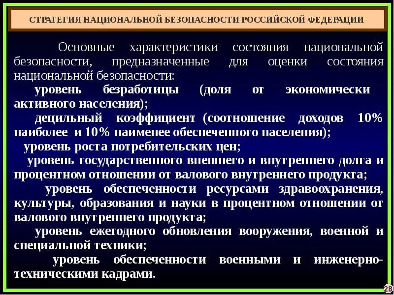 Состояние национальной безопасности российской федерации. Характеристики состояния национальной безопасности. Общая характеристика национальной безопасности. Основы обеспечения национальной безопасности. Правовое регулирование обеспечения национальной безопасности.