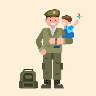 Шаблон руки солдата
