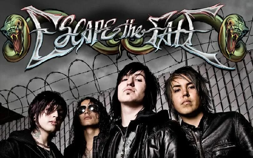 Escape the fate перевод. Группа Escape the Fate. Escape the Fate американская рок-группа. Escape the Fate фото. Escape the Fate в молодости.