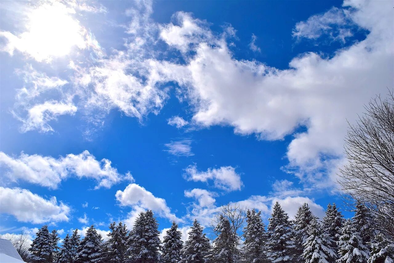 Snow sky