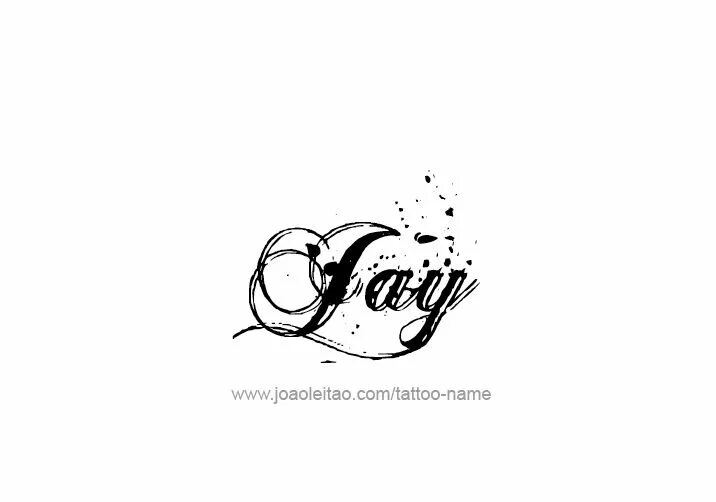 Jay имя. Jay надпись.