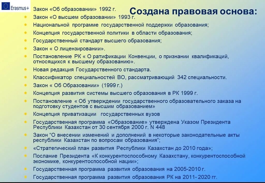 Закон об образовании. Закон об образовании 1992. Закон о высшем образовании. Закон об образовании РК.