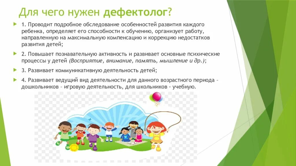 Зачем нужен логопед. Работа педагога дефектолога. Презентация дефектолога. Работа учителя дефектолога в детском саду. Цель работы дефектолога с детьми с ОВЗ.