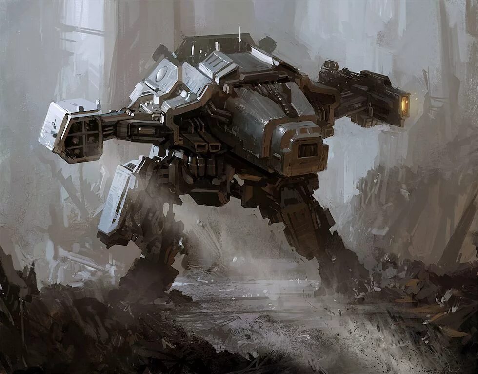 Мех арт. Робот шагоход sci fi. робот киберпанк шагоход. sci-fi мех. боевой мех шагоход sci fi.