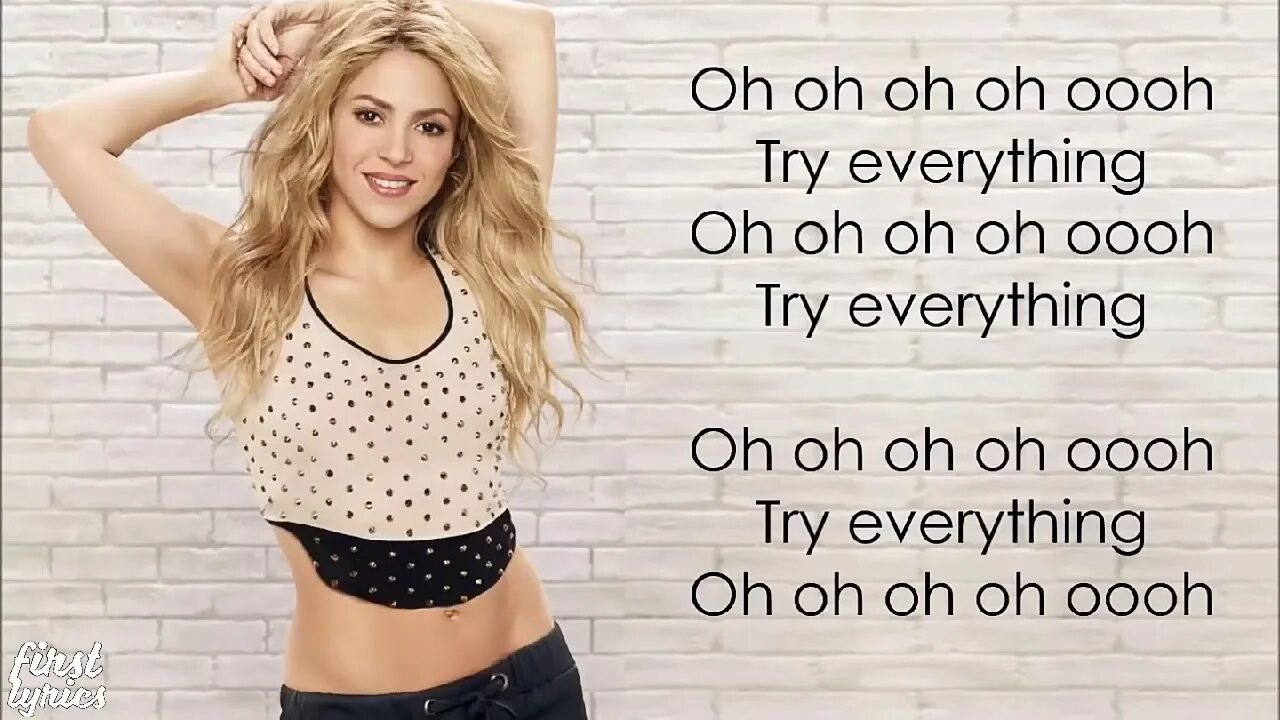 Английские песни шакиры. Try everything Shakira. Try everything Shakira Lyrics. Try everything.