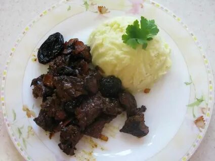 Говядина в черносливе рецепт в казане