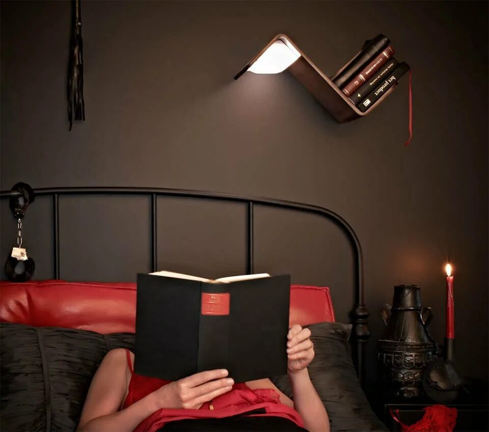 The lamp is the book