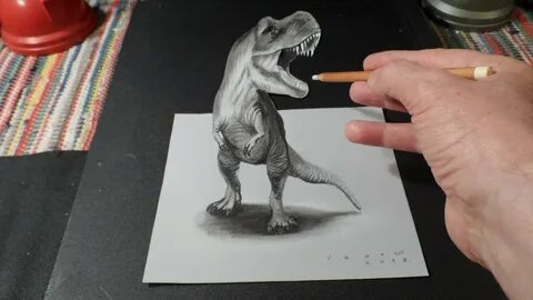 Объемный рисунок животного