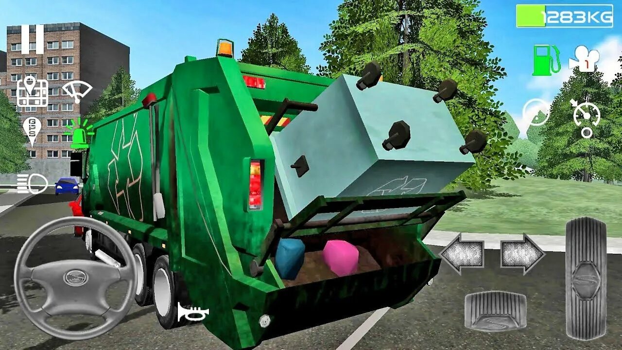 Симулятор мусоровоза. Игра Trash Truck Simulator.. Гонки на мусоровозах. Игра симулятор мусоровоза.